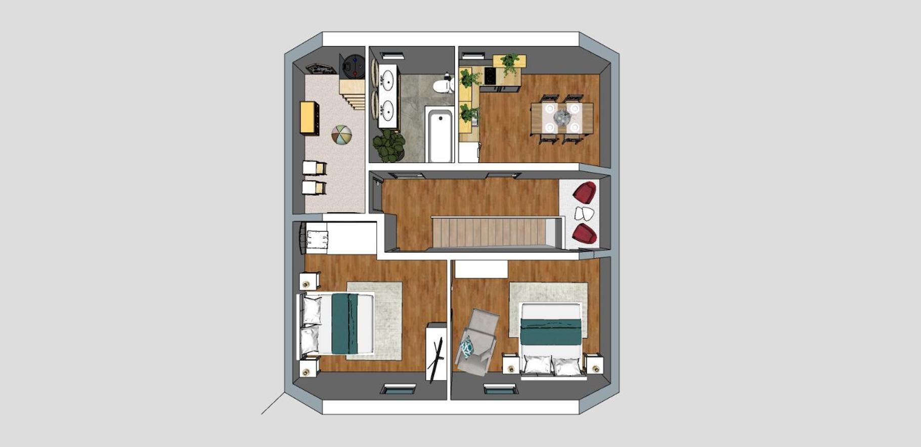 Apartmán Co by kamenem Kájov Exteriér fotografie